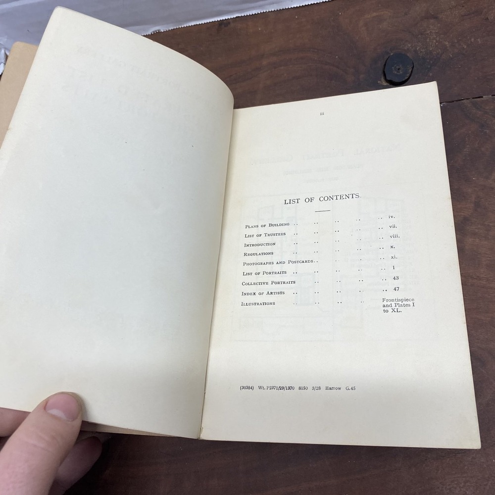National Portrait Gallery Illustrated List 1928 Index Artists Art Prints - Picture 5 of 10